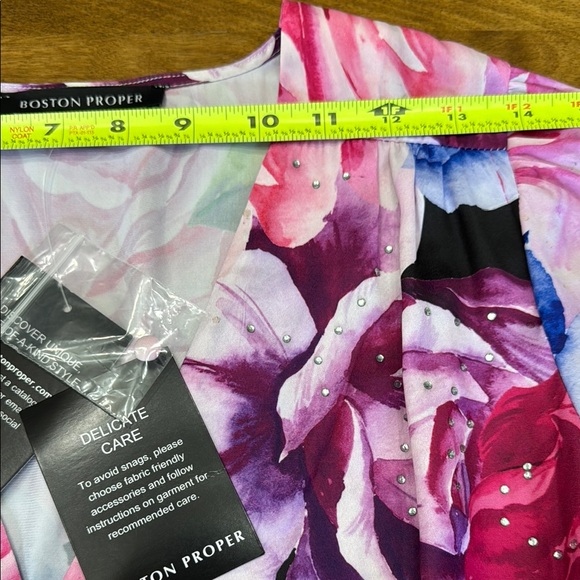 Boston Proper Floral Wedding Dress - Picture 2 of 9